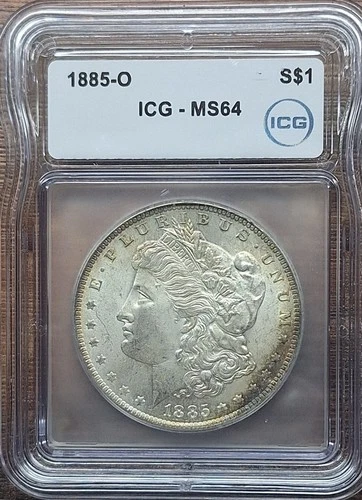1885-O MORGAN DOLLAR - ICG MS64 - Toner
