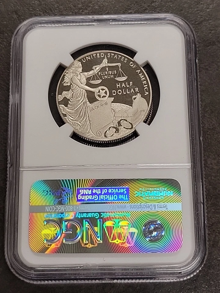 2015-S 50c U.S. Marshals Service Half Dollar NGC PF69 Ultra Cameo - Image 4 of 4