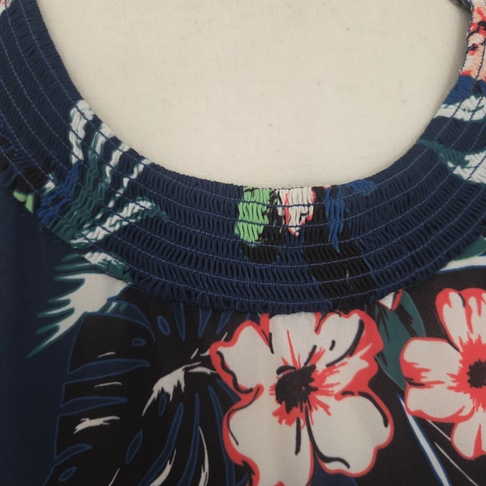 Vestido Curate by Trelise Cooper estampado floral para habitación con codo XL AU 16-18 USADO EN EXCELENTE ESTADO Foto 3 de 4