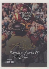 2018 Luminance Draft Day Signatures Gold Ronald Jones II Rookie Auto RC 0x1