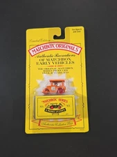 1995 Matchbox Originals Authentic Recreations Road Roller Die Cast W/Box New