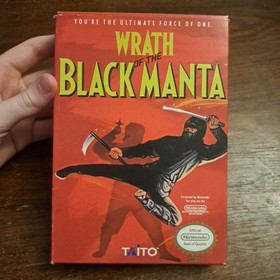 Wrath Of The Black Manta (Nintendo NES) Complete W/ Poster - Tested - Authentic