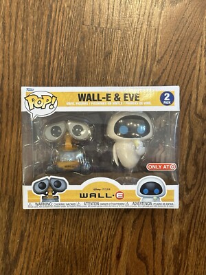 Disney Pixar Funko Pop Wall-E and Eve, 2 Pack Target Exclusive 