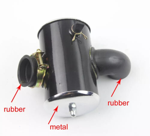 Black Metal Air Filter Cleaner Box 35mm For Honda CT50 CT70 ST50 ST70 Dax Bikes - Picture 6 of 9