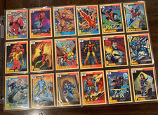 1991 Marvel Universe Super Heroes Impel Trading Cards Complete set of 162 cards