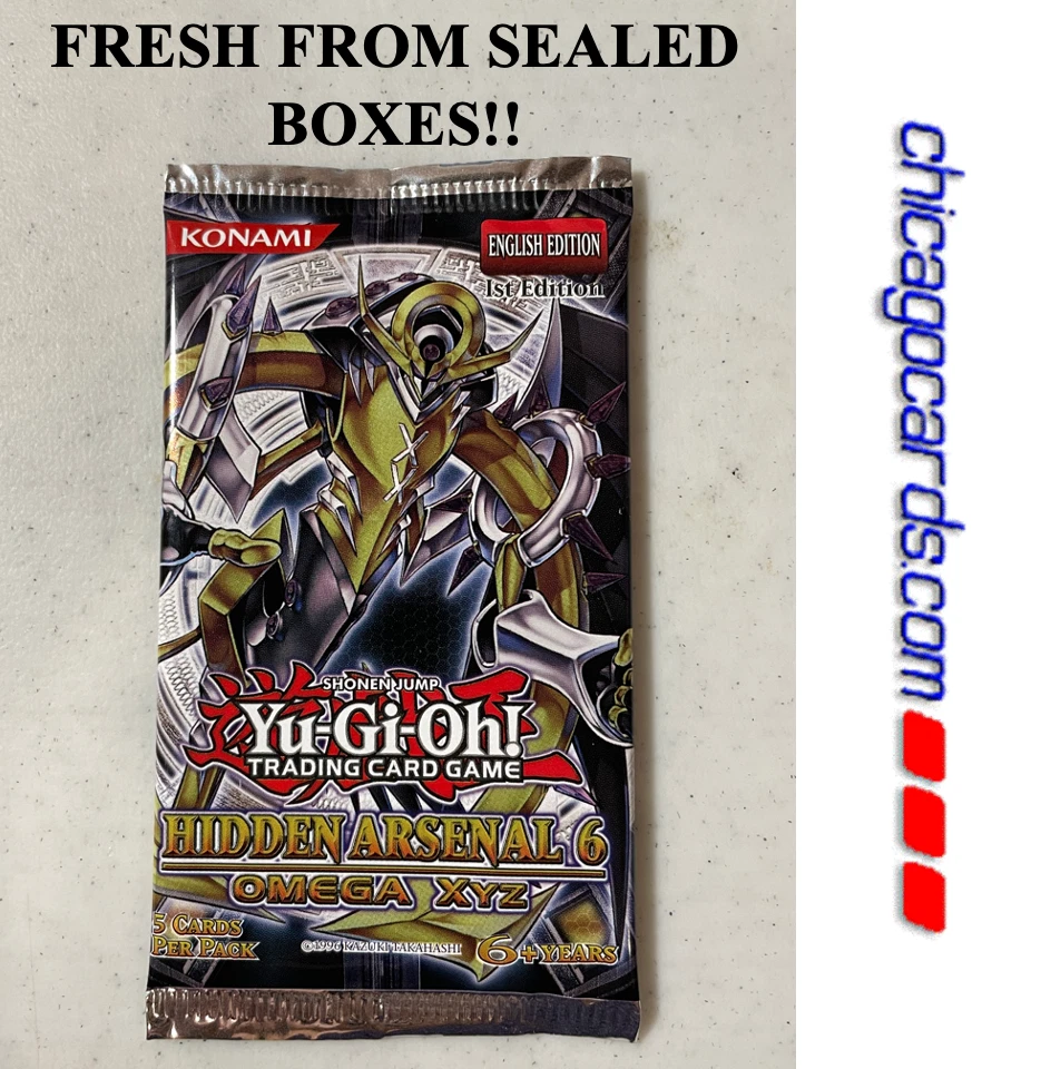 yugioh hidden arsenal 6 omega xyz booster box Pack : Toys & Games Hidden Arsenal 6 contains every kind of monster ever made Konami Yu-Gi-Oh Hidden Arsenal 6: