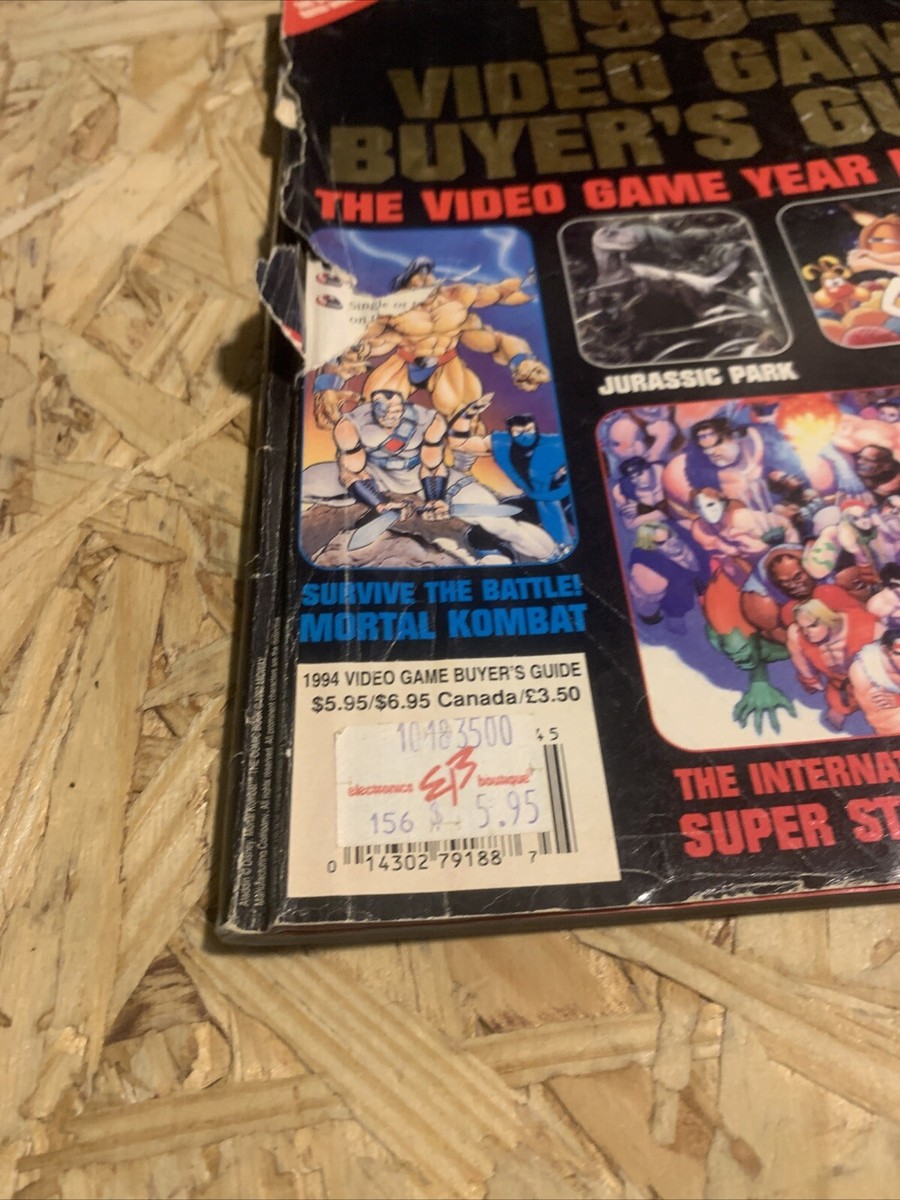 EGM Video Game Buyers Guide - Video Game Magazines  Vintage 1994 Video Game Buyer’s Guide – Electronic Gaming Monthly display picture 1