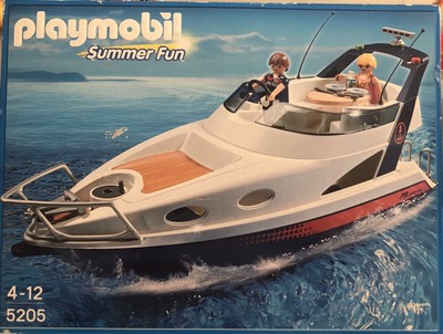 playmobil lancha vacaciones
