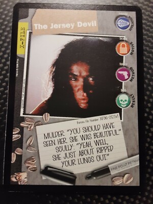 USPC The X-Files CCG - Premiere - Case Card #123 - THE USPC The X-Files CCG - Premiere - Case Card #123 - THE