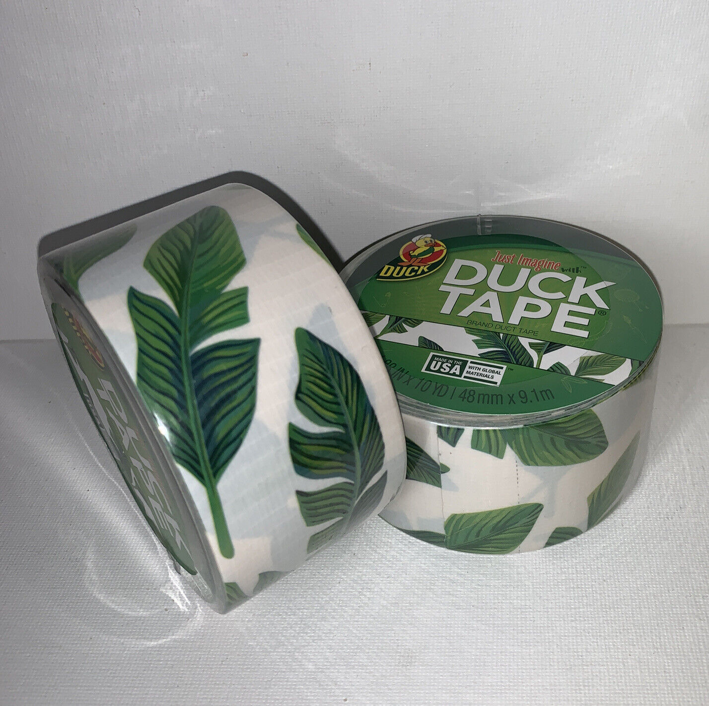 Duck Brand 283051 Printed Duct Tape, Single Roll, Woodgrain Woodgrain  Single Roll