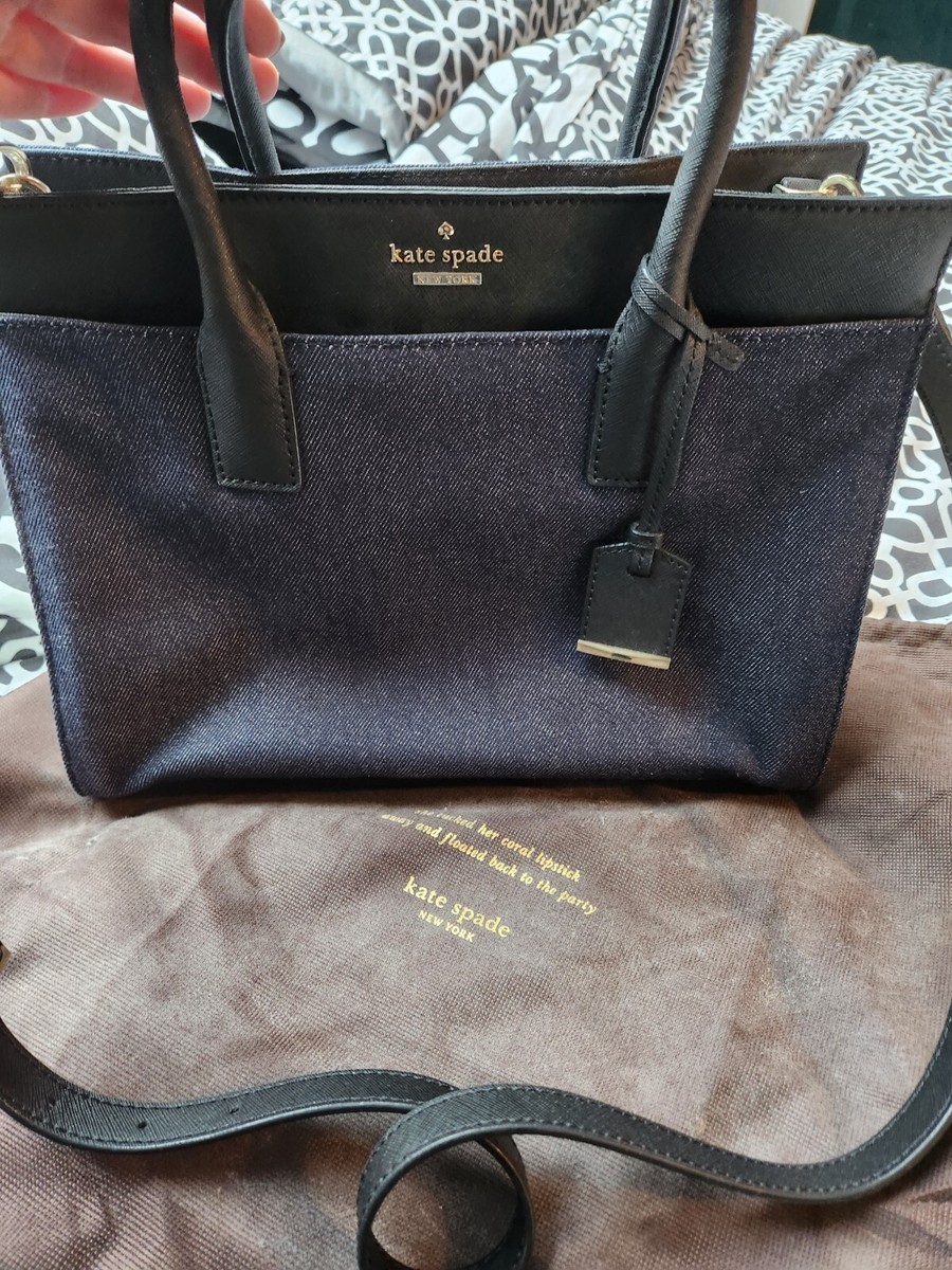 Straw Kate Spade Candace Leather Satchel Kate Spade Bag New With