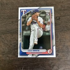 Owen White 2024 Bowman #57 Rookie Texas Rangers RC