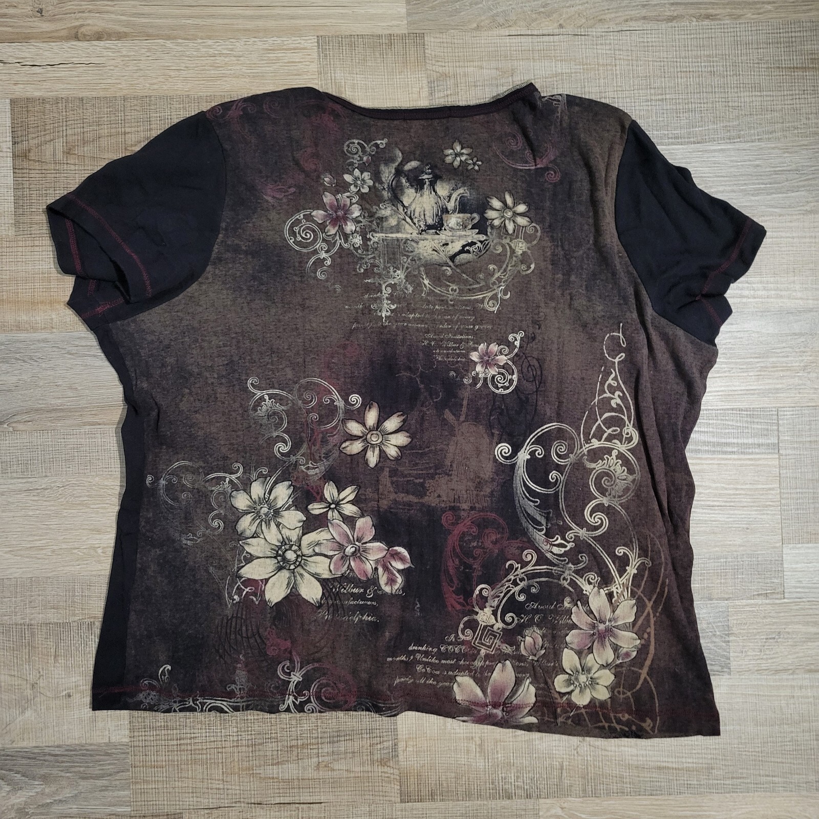 Blue Canyon Clothing T Shirt Top Women's Size 1X Y2K Vintage