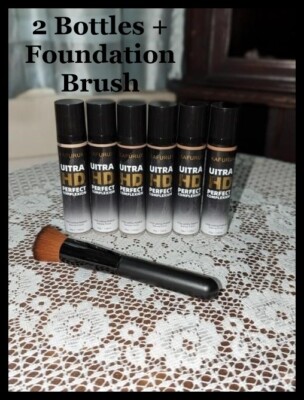 2 X Professional Ultra HD Perfect Complexion Liquid Full Coverage Foundation