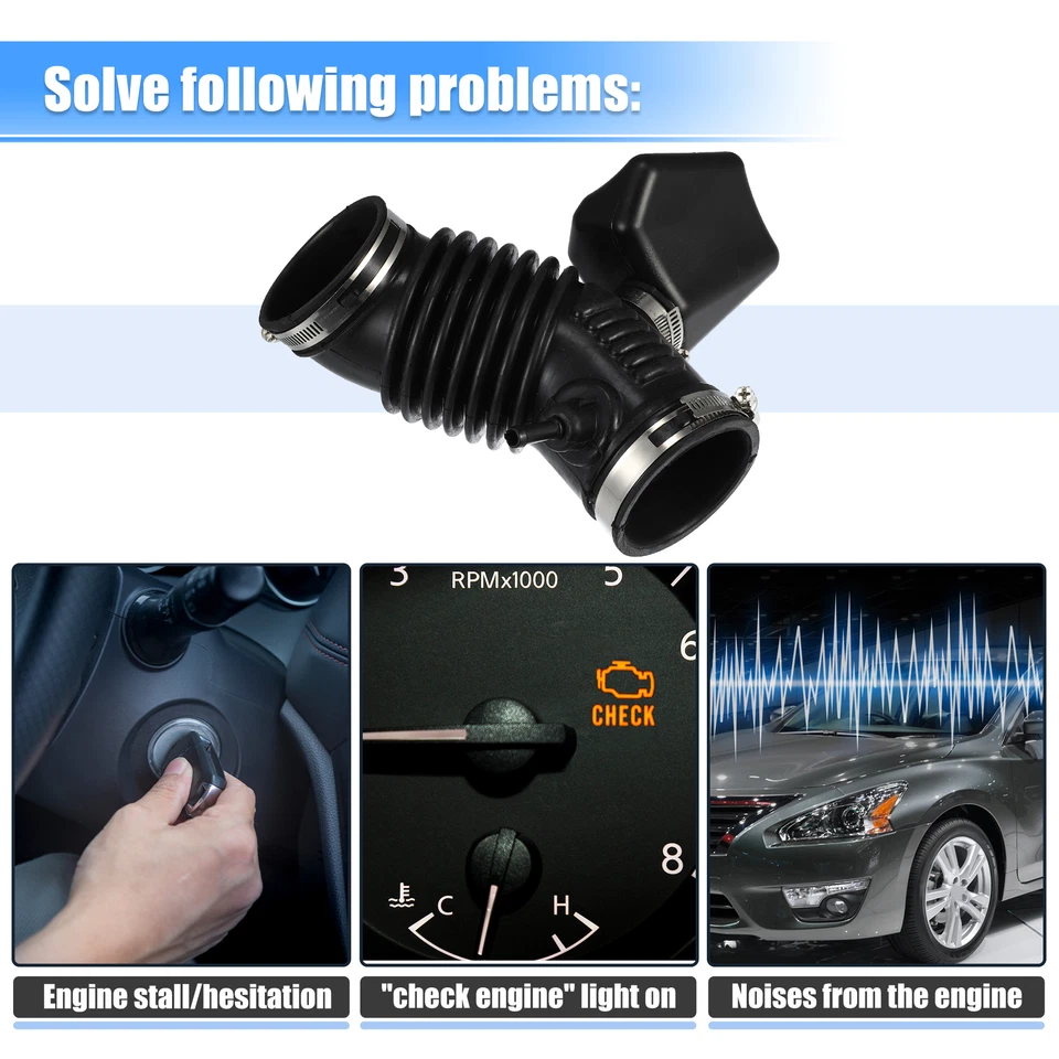 Pack of 1 For Hyundai Elantra 2007-2013 28130-2H100 Air Intake Hose Tube Pipe - Image 4 of 4