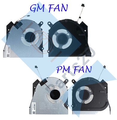 New HP ProBook 450 G6 HSN-Q16C PM CPU & GM & GPU Laptop Cooling Fan L47695-001