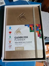 Clever Fox Planner Non-Dated Daily Planner - New in Box