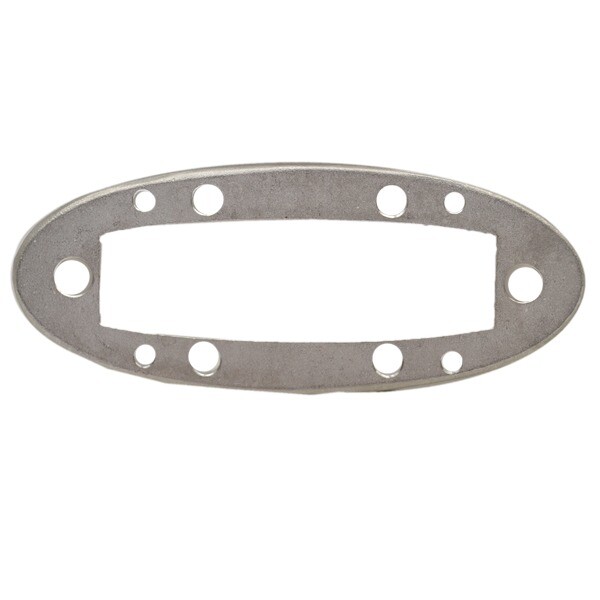 Attwood 66518-1 Boat Flush Cleat Backing Plate 5 1/8 x 2 Inch SS