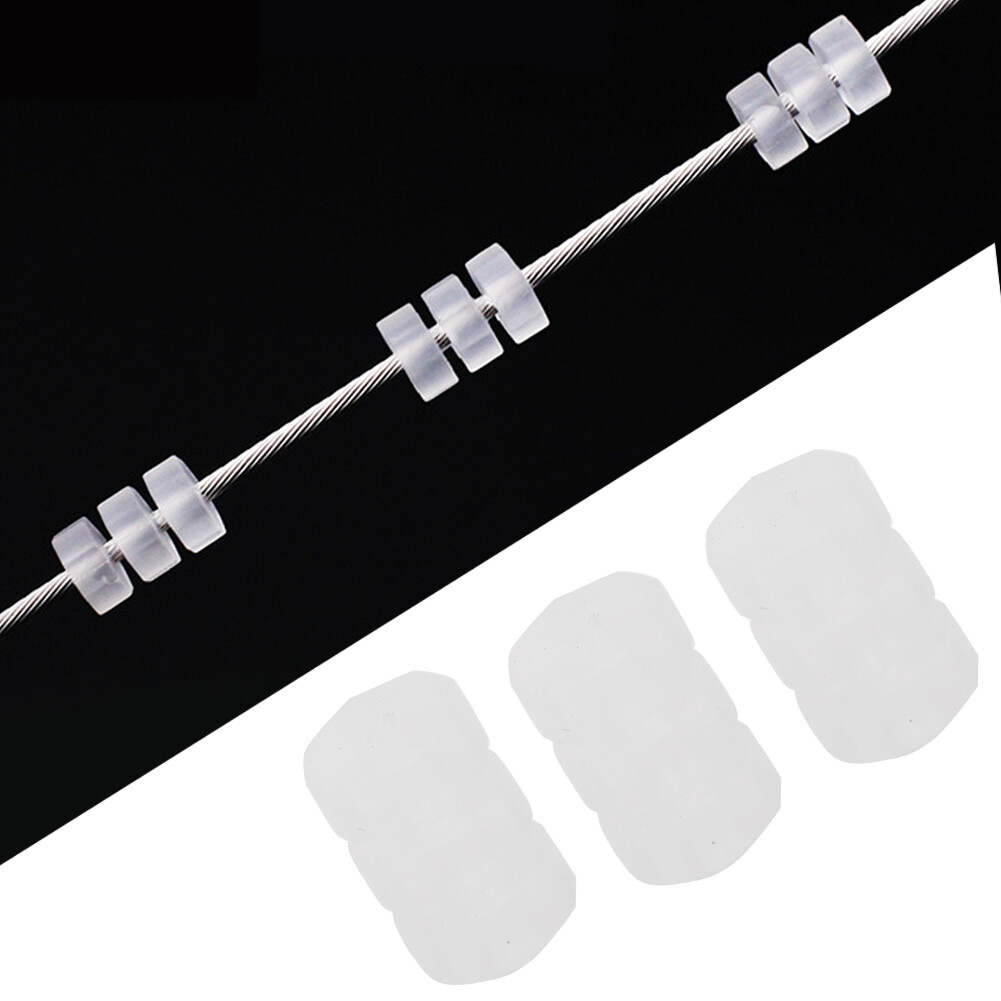 60 Pcs Road Bike Mountain Bicycle Antiscratch O Ring Brake Cable Donut