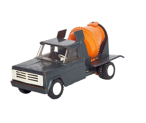 Tonka Steel Cement Mixer Toy Truck - Classic Yellow Construction Vehicle With Rotating Barrel