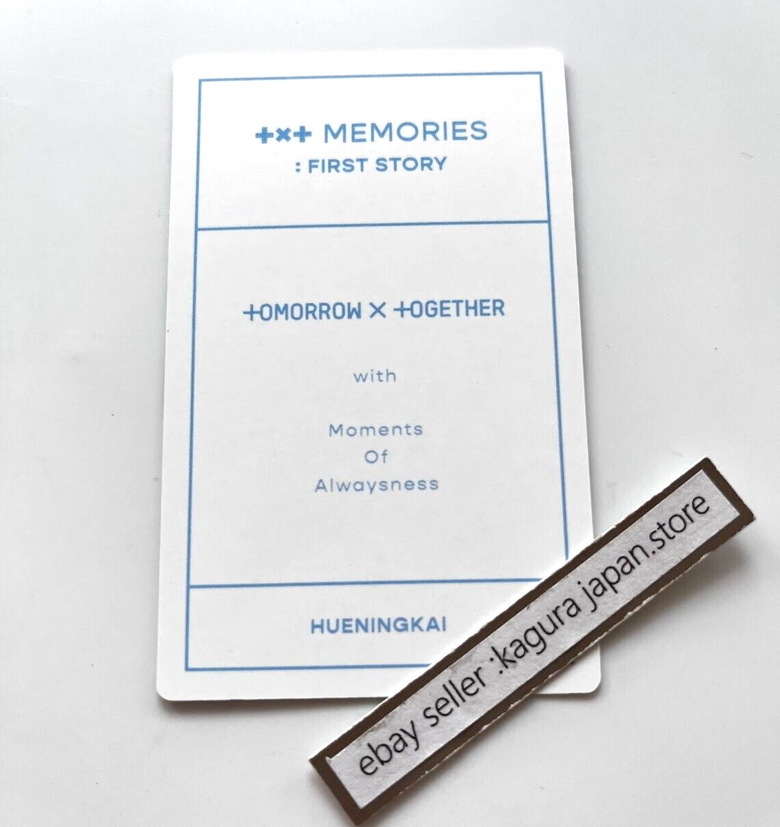 TXT HUENINGKAI MEMORIES : FIRST STORY Official Photocard | eBay
