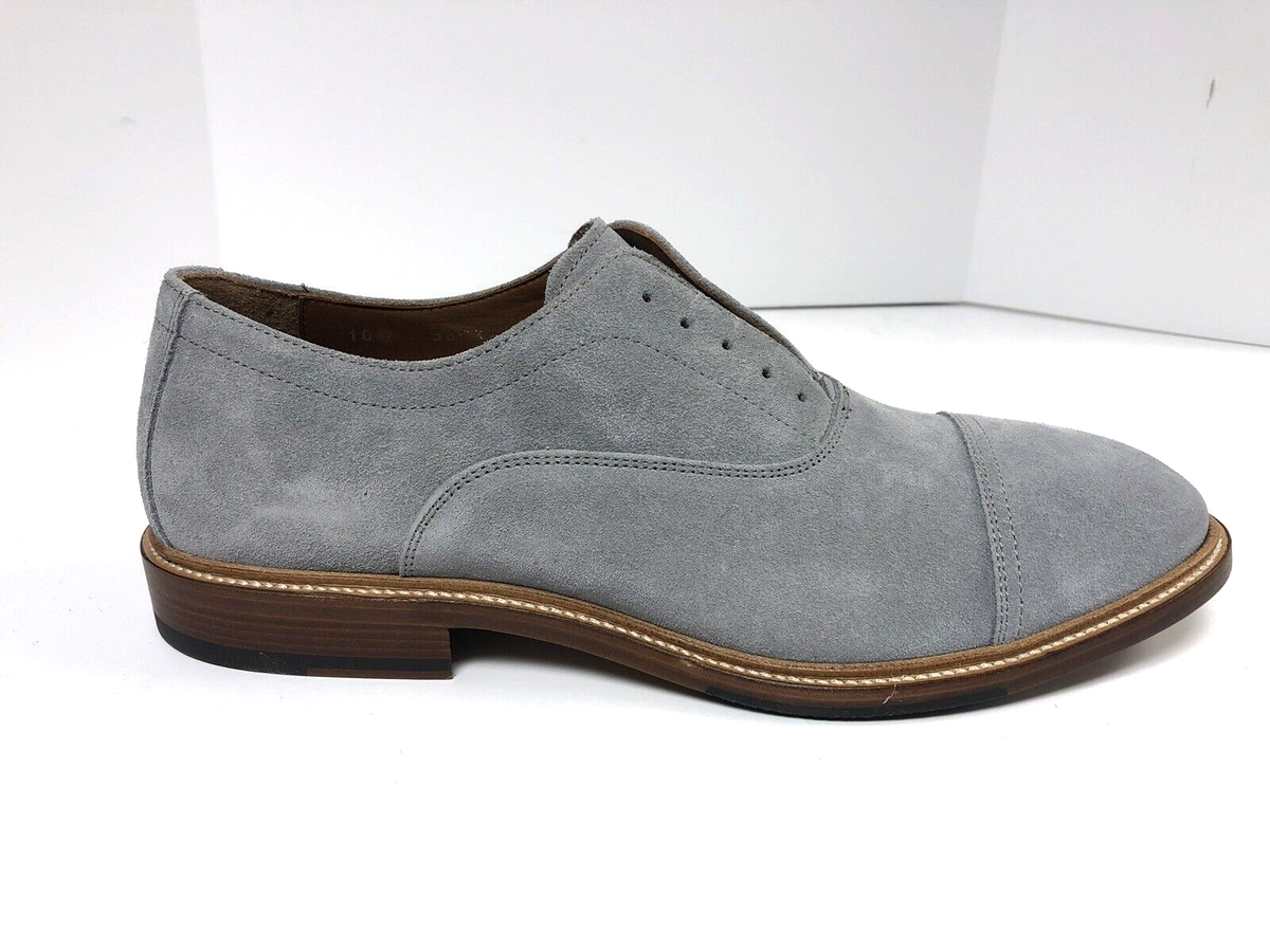 Aquatalia Blue Oxford Dress Shoes Men