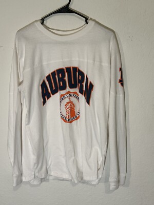 Women s Pressbox By Royce Medium Auburn Tigers Edith Long Sleeve T-Shirt NWOT
