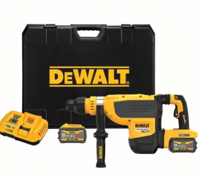 Dewalt DCH735X2 Cordless Rotary Hammer Kit D-Handle, 60 V, SDS-Max, 2 in max, 9.