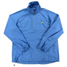 Masters Magnolia Lane Tech Women's Size M Jacket Blue Golf Windbreaker