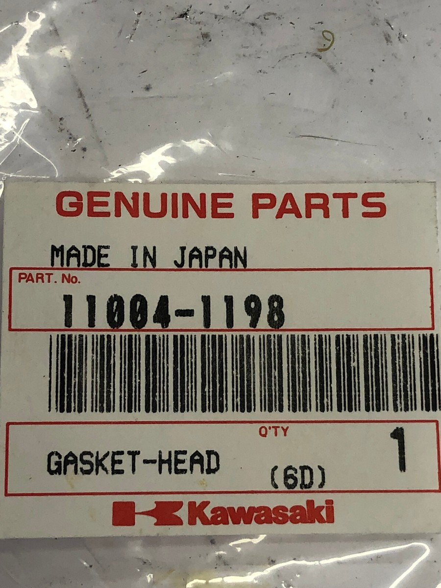 NOS Kawasaki 1989 Kx125 G1 Cylinder Head Gasket 11004-1198 for