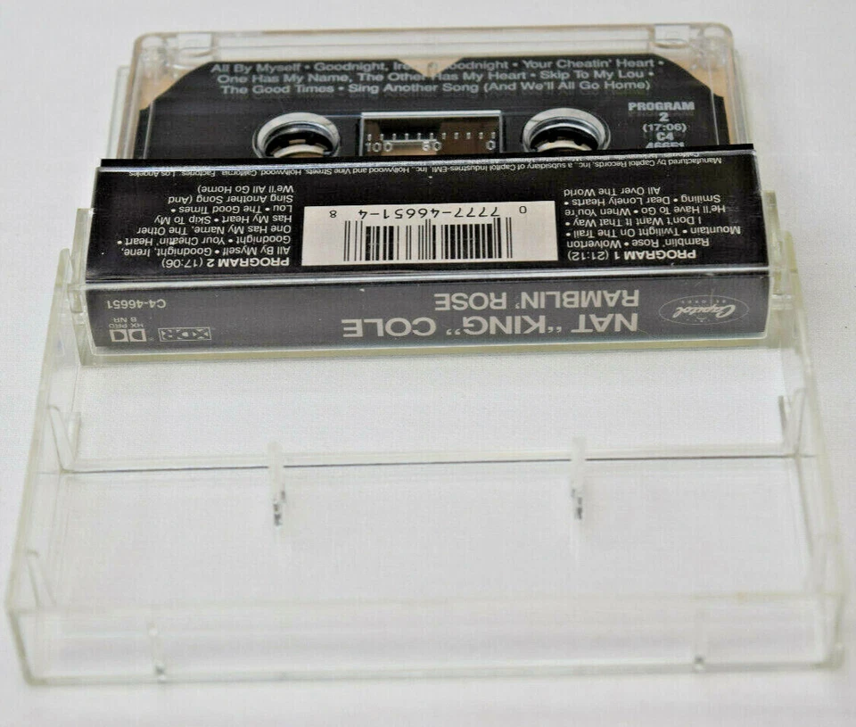 NAT KING COLE: Ramblin' Rose Cassette Tape LN - Image 2 of 4