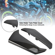 Carbon Side Water Tank Plate Cover Fairing For Yamaha MT-09 FZ09 2017-2021