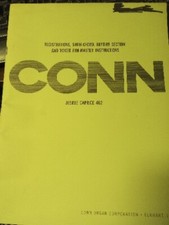 Genuine Conn Organ Owner's Manual for Model 462 Deluxe Caprice R5