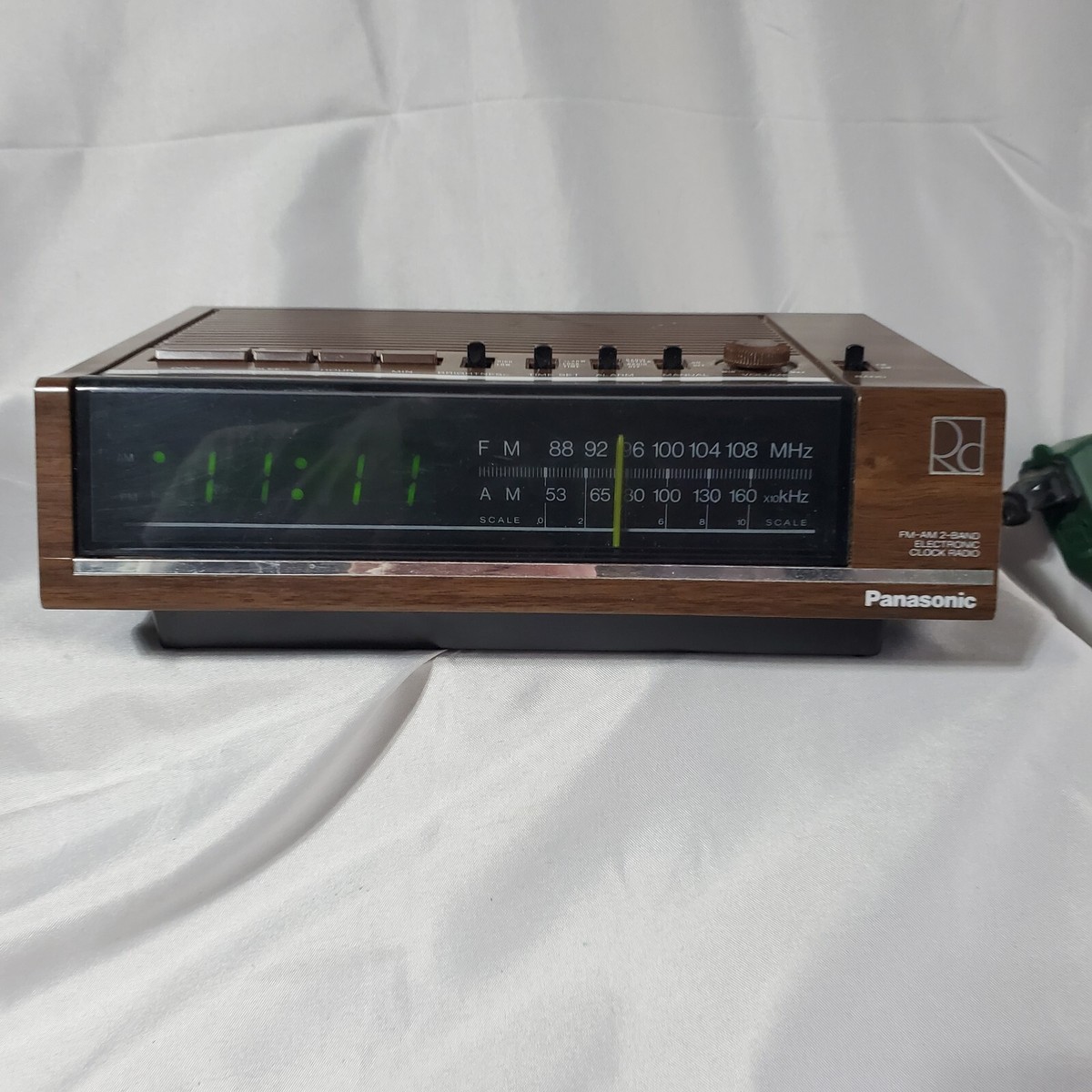 @fm様 Vintage Panasonic AM/FM Alarm Clock Radio RC-6050 Tested Works | eBay