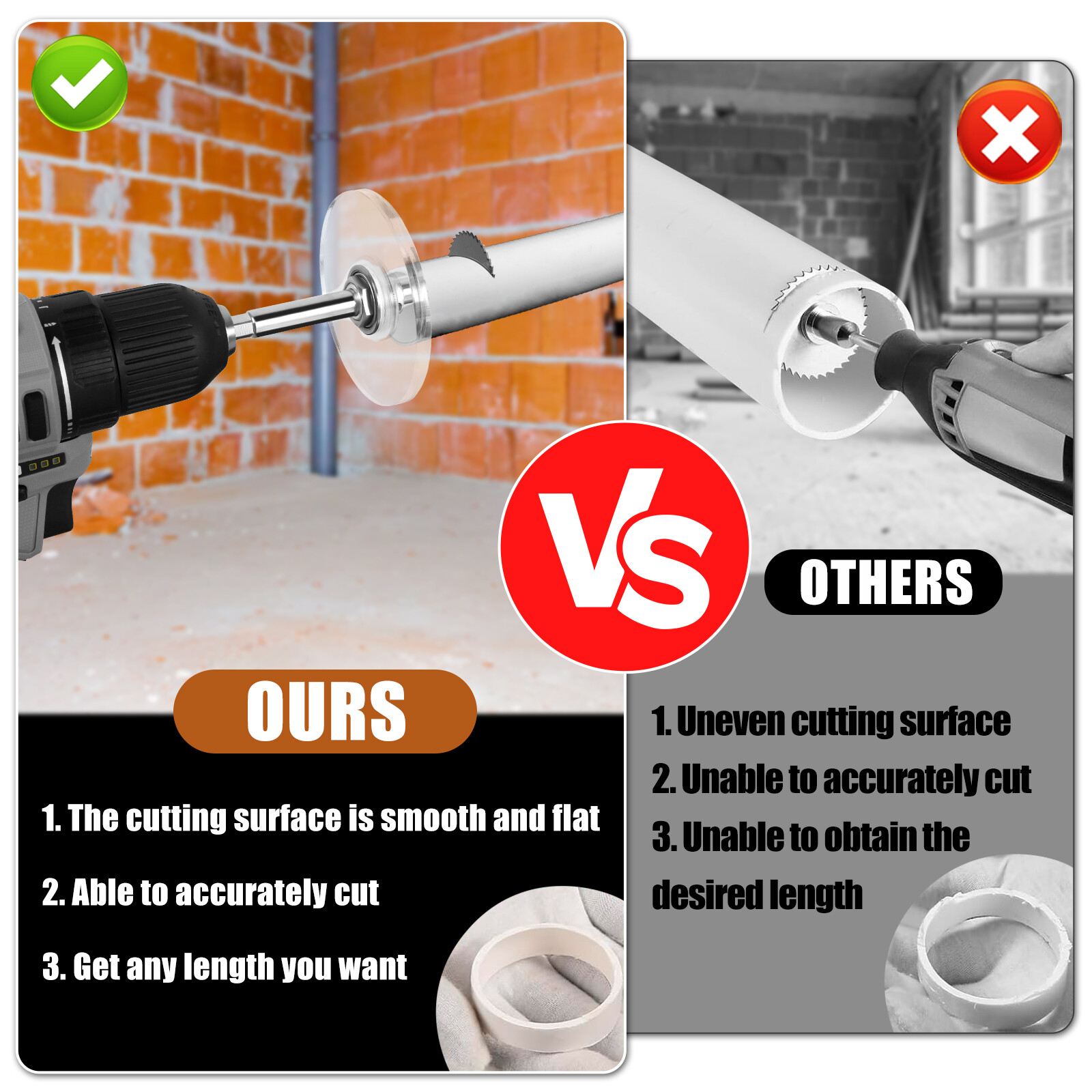 Pipe Inside Cutter Sturdy Plumbing Internal Cutter Tool Reusable PVC PipeএCutter eBay