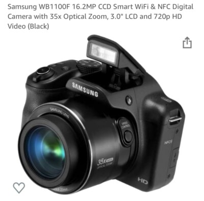 SAMSUNG DIGITAL camera WB100F Black | eBay