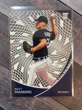 2022 Panini Chronicles Clear Vision Matt Manning RC #3 Detroit Tigers