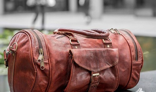 Sac de voyage SID & VAIN Weekender en cuir YALE noir