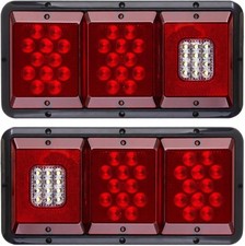 2pcs 36 Led Triple Tail Lights Waterproof Trailer Camper Rv Stop Turn Reverse La 2pcs 36 Led Triple Tail Lights Waterproof Trailer Camper Rv Stop Turn Reverse La