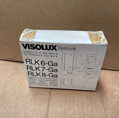 Visolux   RLK8-W/7 C/25/49   Reflex-Light Switch (Photoelectric Sensor)