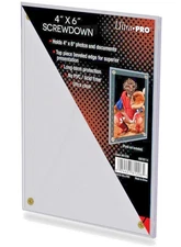 ULTRA PRO 4"x6" SCREWDOWN CARD HOLDER ~ Postcards Photos Documents ~ PVC FREE