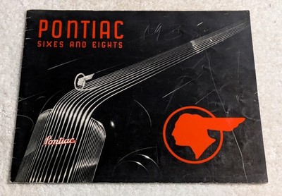1935 Pontiac Sixes And Eights Promo Advertising Catalog Brochure Pamphlet Book
