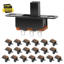 Mini Micro Slide Switch - 1P2T 2 Position - 20Pcs SPDT Toggle Switch - Panel Mou