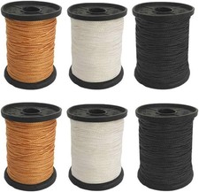 Heavy Duty Upholstery Thread Set 6pc Canvas Leather Sewing 0.6mm Nylon