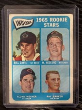 1966 Topps Rookie Stars Bill Davis Mike Hedlund Floyd Weaver Ray Barker Indians