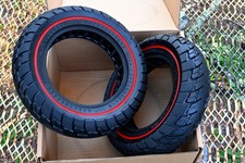 2PCS Scooter Tires Tubeless, 10x2.5 inch Front or Rear Replacement Solid Tires