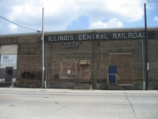 Illinois Central Railroad Warehouse at New Orleans, LA in 2008 8.5 x 11 Photo
