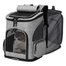 Cat Bag Outdoor Portable Cat Backpack, Foldable Small Dog and Cat Outdoor Bag Ex