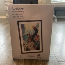 Apolosign DPF103 10.1" Wi-Fi Touchscreen Smart Photo Frame, Black