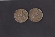 2 X 2 FRANCS CHAMBRE DE COMMERCE 1921-1922